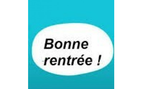 C'est la rentrée.